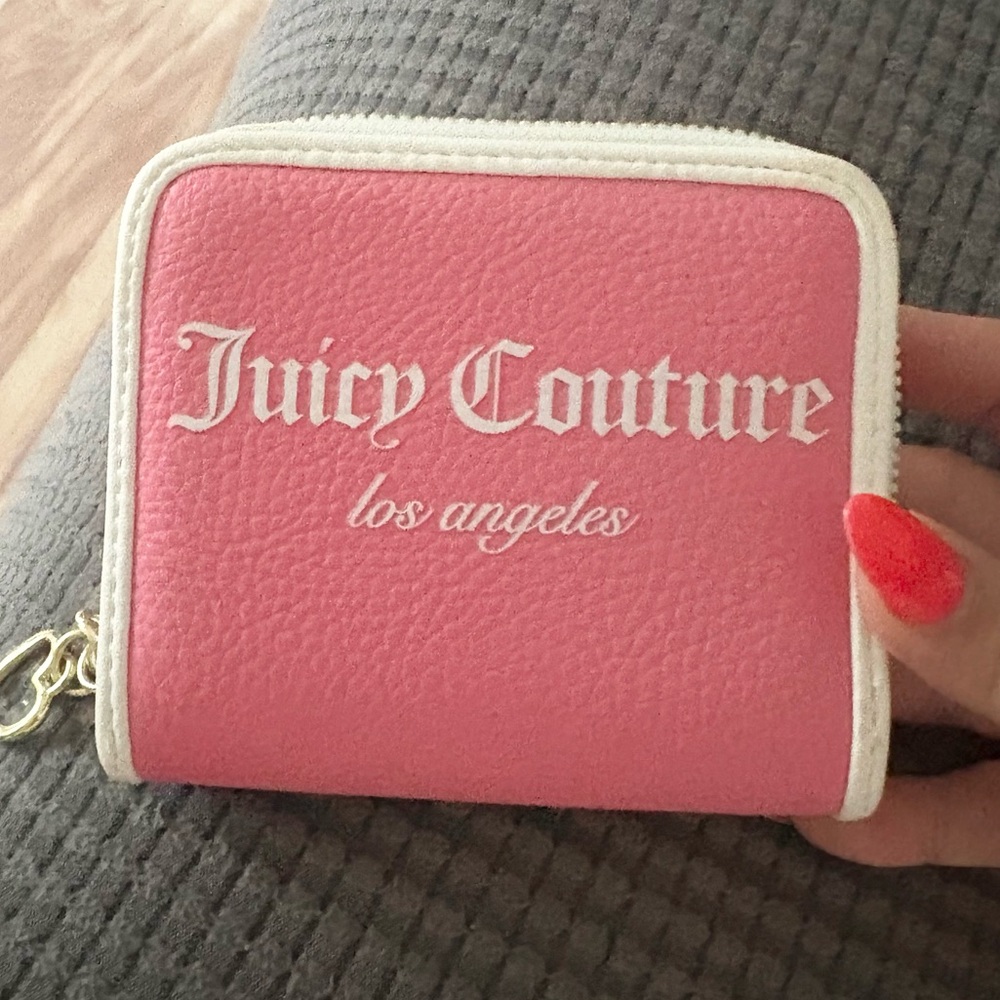 Juicy Couture Pink and White Wallet